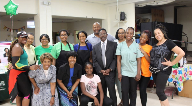                             Health Ministries Team, Volunteers and Pastor Ferguson