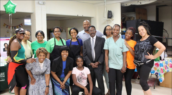                             Health Ministries Team, Volunteers and Pastor Ferguson
